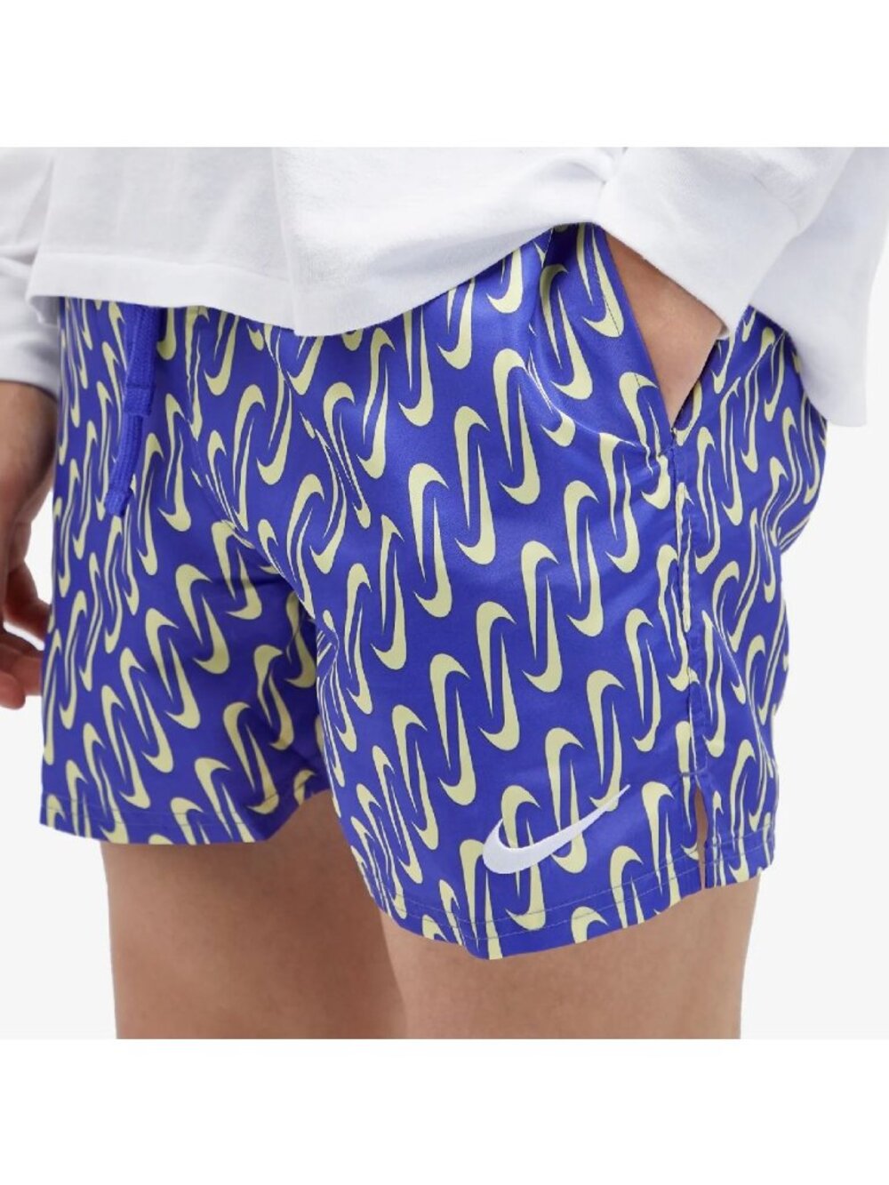 Nike Swim Logo 5" Shorts Trunks Bathing Suit NESSE520-504 Men's L NEW with Tags - Picture 8 of 10